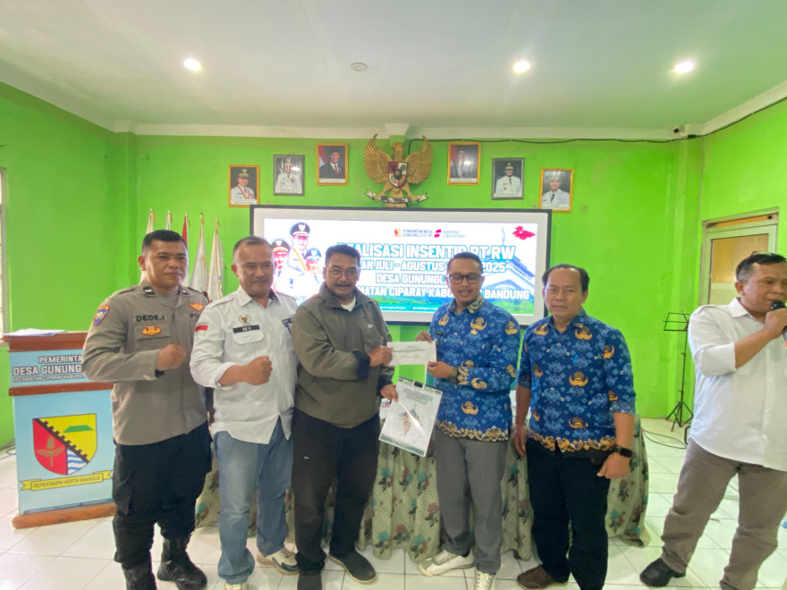 Realisasi Insentip RT RW Bulan Juli - Agustus Tahun 2025 